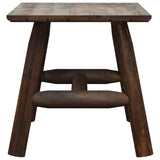 NNEVL Side Table 49x49x50 cm Solid Wood Spruce
