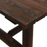 NNEVL Side Table 49x49x50 cm Solid Wood Spruce