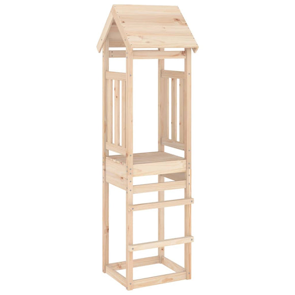 NNEVL Play Tower 52.5x46.5x206.5 cm Solid Wood Pine