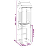 NNEVL Play Tower 52.5x46.5x206.5 cm Solid Wood Douglas