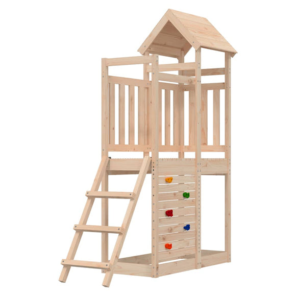 NNEVL Outdoor Playset 52.5x110.5x214 cm Solid Wood Pine