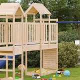 NNEVL Play Tower with Rockwall 53x110.5x214 cm Solid Wood Pine