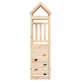 NNEVL Play Tower with Rockwall 53x110.5x214 cm Solid Wood Pine
