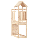 NNEVL Play Tower with Rockwall 53x110.5x214 cm Solid Wood Pine