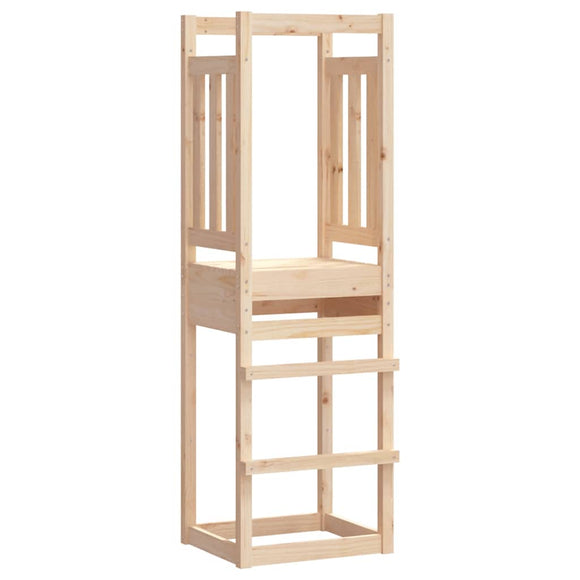 NNEVL Play Tower 53x46.5x169 cm Solid Wood Pine