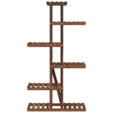 NNEVL Flower Stand 75x25x140.5 cm Solid Wood Fir