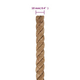 NNEVL Jute Rope 50 m Long 10 mm Thick