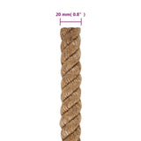 NNEVL Jute Rope 25 m Long 20 mm Thick