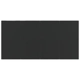 NNEVL 7 Piece Garden Dining Set Dark Grey Poly Rattan