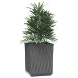 NNEVL Planters 2 pcs Black 30x30x37 cm Polypropylene