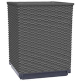 NNEVL Planters 2 pcs Black 30x30x37 cm Polypropylene