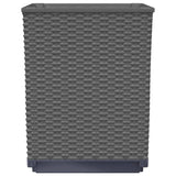 NNEVL Planters 2 pcs Black 30x30x37 cm Polypropylene