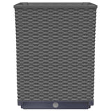 NNEVL Planters 2 pcs Black 30x30x37 cm Polypropylene