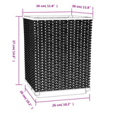 NNEVL Planters 2 pcs Black 30x30x37 cm Polypropylene