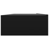 NNEVL TV Cabinet with LED Lights Black 120x35x15.5 cm