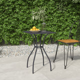 NNEVL Garden Table Anthracite 50x50x72 cm Steel Mesh