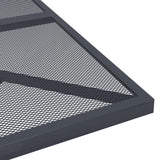 NNEVL Garden Table Anthracite 80x80x72.5 cm Steel Mesh