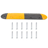 NNEVL Speed Hump Yellow&Black 226x32.5x4 cm Rubber