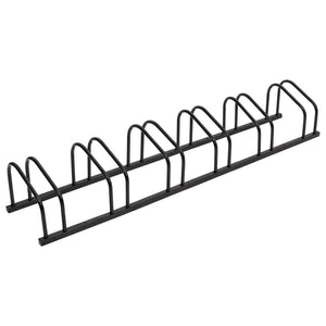 NNEVL Bike Rack for 6 Bikes Black Steel