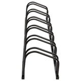 NNEVL Bike Rack for 6 Bikes Black Steel