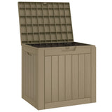 NNEVL Garden Storage Box Grey 55.5x43x53 cm Polypropylene
