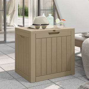 NNEVL Garden Storage Box Grey 55.5x43x53 cm Polypropylene