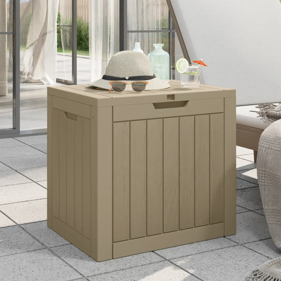 NNEVL Garden Storage Box Grey 55.5x43x53 cm Polypropylene