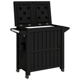NNEVL 3-in-1 Serving Cart Black Polypropylene