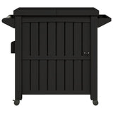 NNEVL 3-in-1 Serving Cart Black Polypropylene