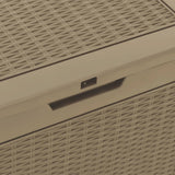 NNEVL Garden Storage Box Light Brown 55.5x43x53 cm Polypropylene