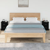 NNEVL Bedside Cabinets 2 pcs Black 39x39x47.5 cm Engineered Wood