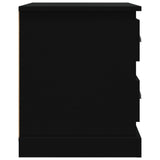 NNEVL Bedside Cabinets 2 pcs Black 39x39x47.5 cm Engineered Wood