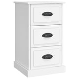 NNEVL Bedside Cabinet White 39x39x67 cm Engineered Wood