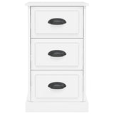 NNEVL Bedside Cabinet White 39x39x67 cm Engineered Wood