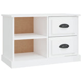 NNEVL TV Cabinet High Gloss White 73x35.5x47.5 cm Engineered Wood
