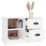 NNEVL TV Cabinet High Gloss White 73x35.5x47.5 cm Engineered Wood