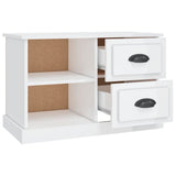 NNEVL TV Cabinet High Gloss White 73x35.5x47.5 cm Engineered Wood