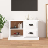 NNEVL TV Cabinet High Gloss White 73x35.5x47.5 cm Engineered Wood