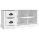 NNEVL TV Cabinet High Gloss White 102x35.5x47.5 cm Engineered Wood