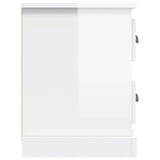 NNEVL TV Cabinet High Gloss White 102x35.5x47.5 cm Engineered Wood