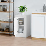 NNEVL Sideboard White 37.5x35.5x67.5 cm Engineered Wood