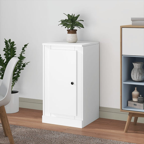 NNEVL Sideboard White 37.5x35.5x67.5 cm Engineered Wood