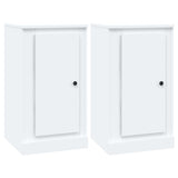 NNEVL Sideboards 2 pcs White 37.5x35.5x67.5 cm Engineered Wood