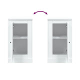 NNEVL Sideboards 2 pcs White 37.5x35.5x67.5 cm Engineered Wood