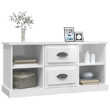 NNEVL TV Cabinet High Gloss White 99.5x35.5x48 cm Engineered Wood