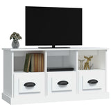 NNEVL TV Cabinet White 100x35x50 cm Engineered Wood