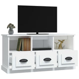 NNEVL TV Cabinet White 100x35x50 cm Engineered Wood