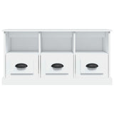 NNEVL TV Cabinet White 100x35x50 cm Engineered Wood