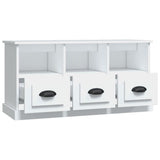 NNEVL TV Cabinet White 100x35x50 cm Engineered Wood