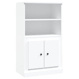 NNEVL Highboard White 60x35.5x103.5 cm Engineered Wood